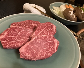 Dinner at Wada Kin (和田金)