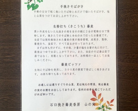 Dinner at Ishiusuhiki Soba Kobo Yama no Mi (石臼挽き蕎麦香房 山の実)