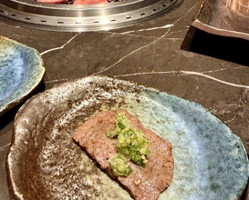 Dinner at YORONIKU TOKYO