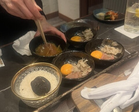 Dinner at YORONIKU TOKYO