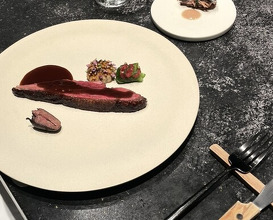 Dinner at Florilège