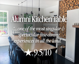 Dinner at Alumni Kitchen Table, Co Kildare