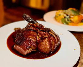 Dinner at Soho, London UK