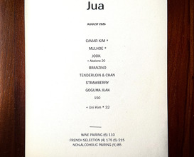 Dinner at Jua