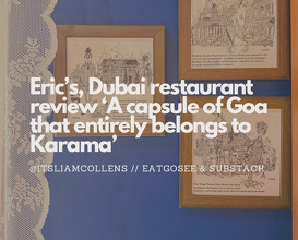 Dinner at Erics Restaurant Dubai