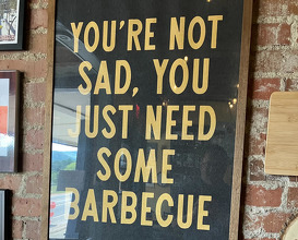 Dinner at Blue Hound Barbecue