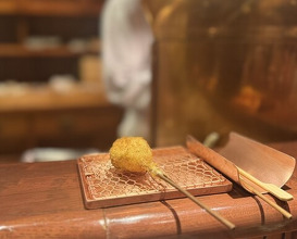 Dinner at Kushi Katsu A-bon (串かつ あーぼん)