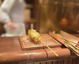 Dinner at Kushi Katsu A-bon (串かつ あーぼん)