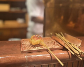 Dinner at Kushi Katsu A-bon (串かつ あーぼん)