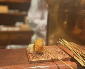 Dinner at Kushi Katsu A-bon (串かつ あーぼん)