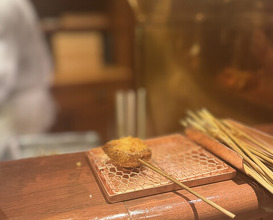 Dinner at Kushi Katsu A-bon (串かつ あーぼん)