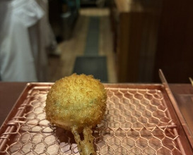 Dinner at Kushi Katsu A-bon (串かつ あーぼん)