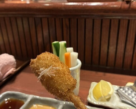 Dinner at Kushi Katsu A-bon (串かつ あーぼん)
