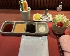Dinner at Kushi Katsu A-bon (串かつ あーぼん)