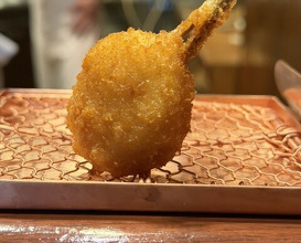 Dinner at Kushi Katsu A-bon (串かつ あーぼん)