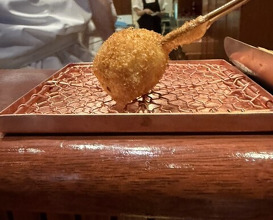 Dinner at Kushi Katsu A-bon (串かつ あーぼん)