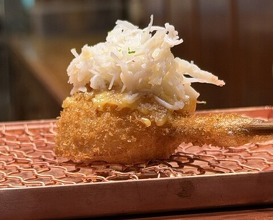 Dinner at Kushi Katsu A-bon (串かつ あーぼん)