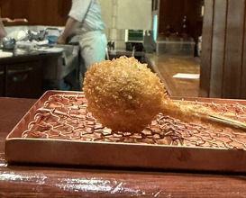 Dinner at Kushi Katsu A-bon (串かつ あーぼん)