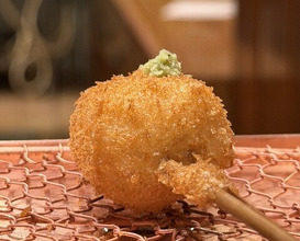 Dinner at Kushi Katsu A-bon (串かつ あーぼん)