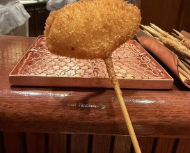 Dinner at Kushi Katsu A-bon (串かつ あーぼん)
