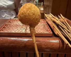 Dinner at Kushi Katsu A-bon (串かつ あーぼん)