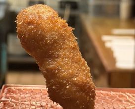 Dinner at Kushi Katsu A-bon (串かつ あーぼん)