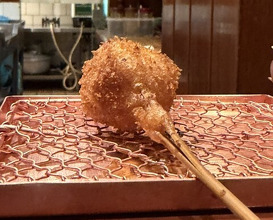 Dinner at Kushi Katsu A-bon (串かつ あーぼん)