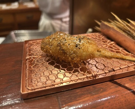 Dinner at Kushi Katsu A-bon (串かつ あーぼん)