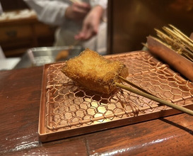 Dinner at Kushi Katsu A-bon (串かつ あーぼん)