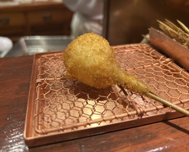 Dinner at Kushi Katsu A-bon (串かつ あーぼん)