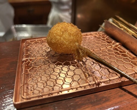 Dinner at Kushi Katsu A-bon (串かつ あーぼん)