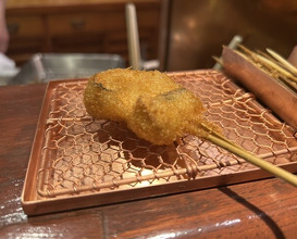 Dinner at Kushi Katsu A-bon (串かつ あーぼん)