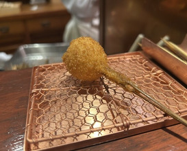Dinner at Kushi Katsu A-bon (串かつ あーぼん)