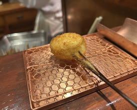 Dinner at Kushi Katsu A-bon (串かつ あーぼん)