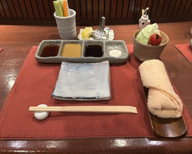 Dinner at Kushi Katsu A-bon (串かつ あーぼん)