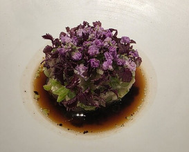 Dinner at agnel d'or (アニエルドール)