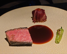 Dinner at agnel d'or (アニエルドール)