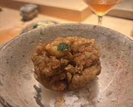 Dinner at Tempura Araki(Sapporo)
