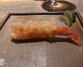 Dinner at Tempura Araki(Sapporo)