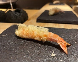 Dinner at Tempura Araki(Sapporo)