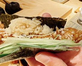 Dinner at Tempura Araki(Sapporo)
