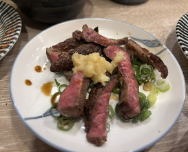 Dinner at Wafu Motsu Ryori Arata (和風もつ料理 あらた)