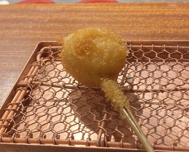 Dinner at kushikatsu daibon (串かつ だいぼん)