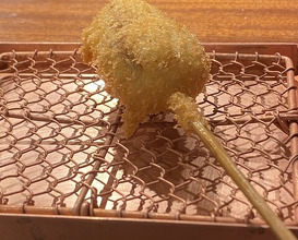 Dinner at kushikatsu daibon (串かつ だいぼん)