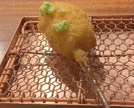 Dinner at kushikatsu daibon (串かつ だいぼん)