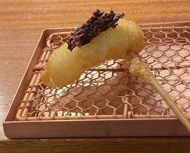 Dinner at kushikatsu daibon (串かつ だいぼん)