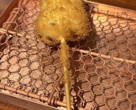 Dinner at kushikatsu daibon (串かつ だいぼん)
