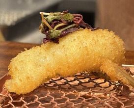Dinner at kushikatsu daibon (串かつ だいぼん)
