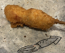 Dinner at kushikatsu daibon (串かつ だいぼん)