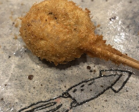 Dinner at kushikatsu daibon (串かつ だいぼん)
